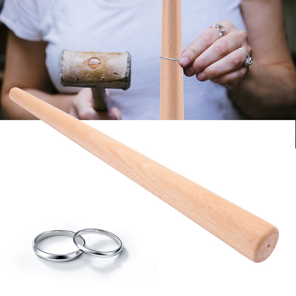 Xtool Jewelry Making - Veelzijdige houten ringdorsschijf in houtkleur, 2,5