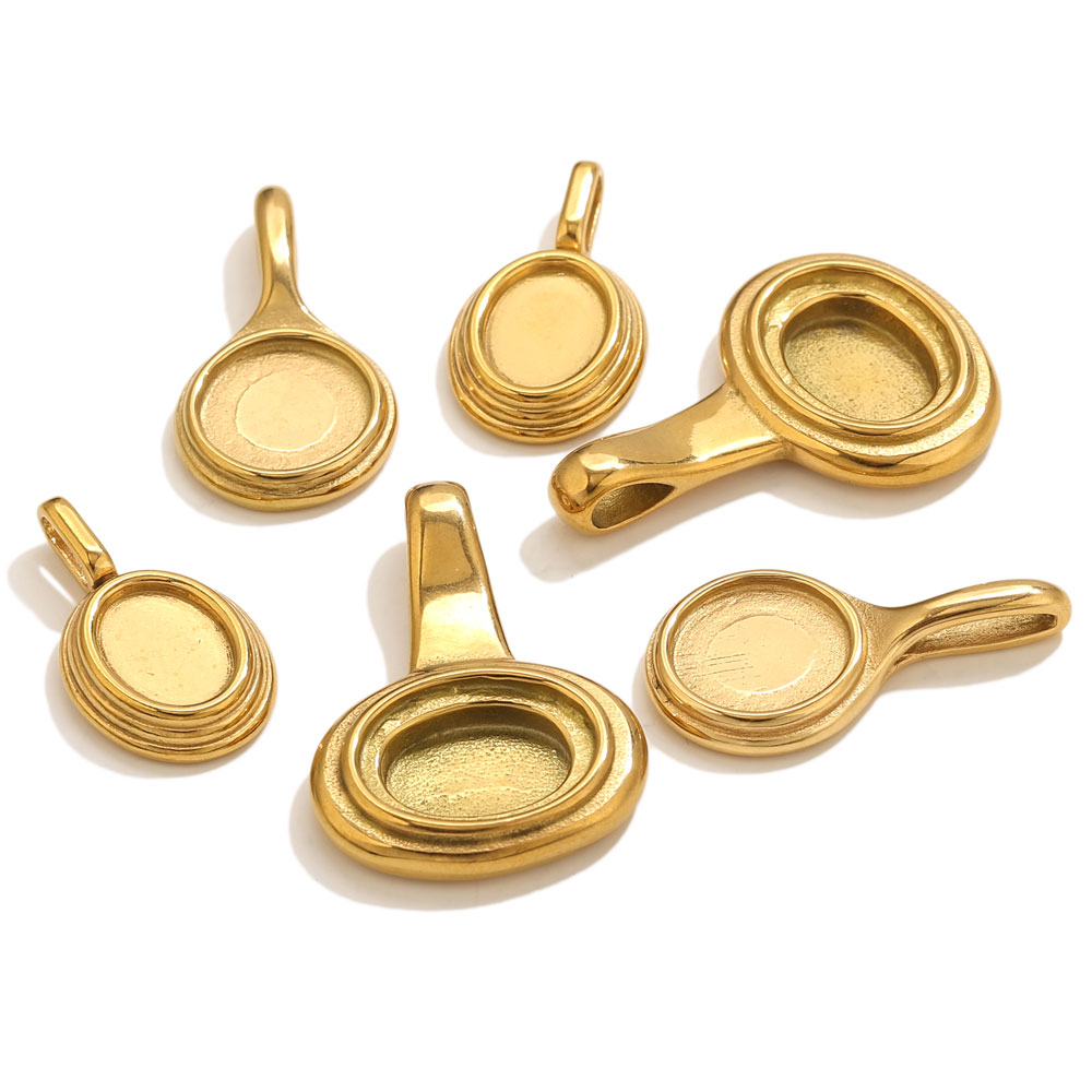 Jewelry Making With Resin - 5 stuks roestvrij staal ronde ovale