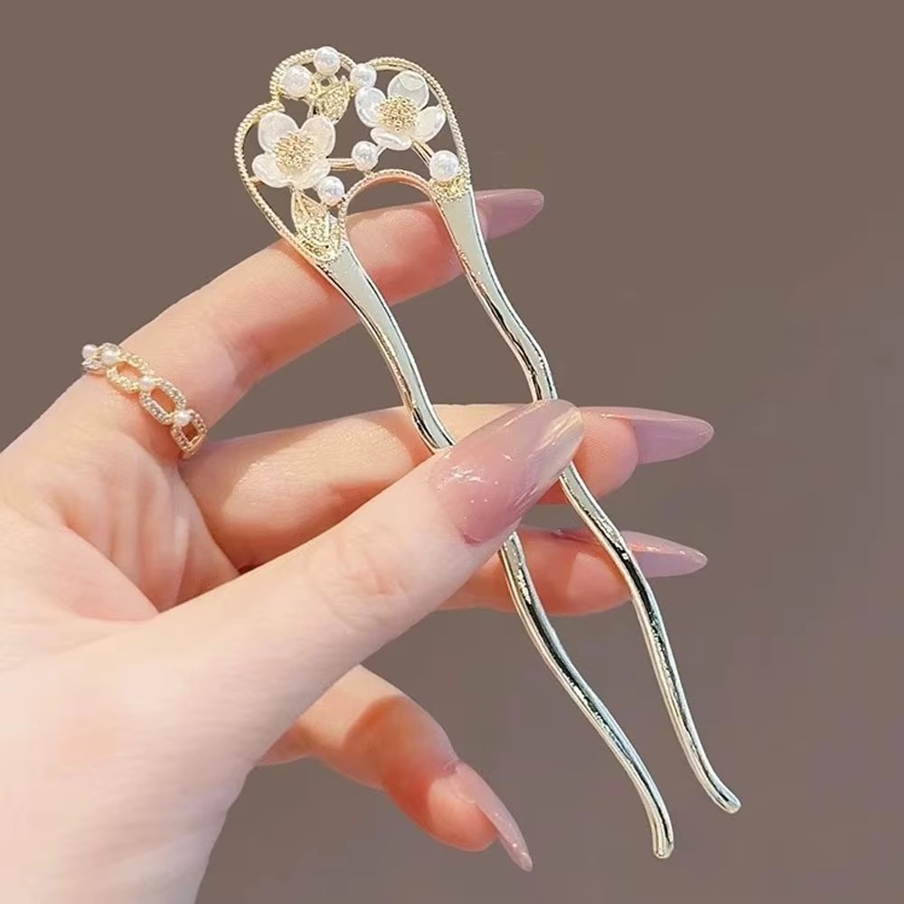 Jewelry Making Adults - U-vormige haarstokje lichte luxe sieraden haarspeld