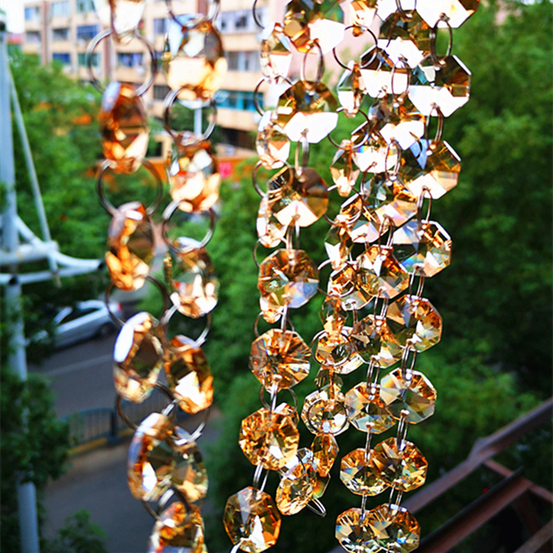 Crystal Bead Mix - Topkwaliteit 5 m/partij Champagne Kristal Kerstboom