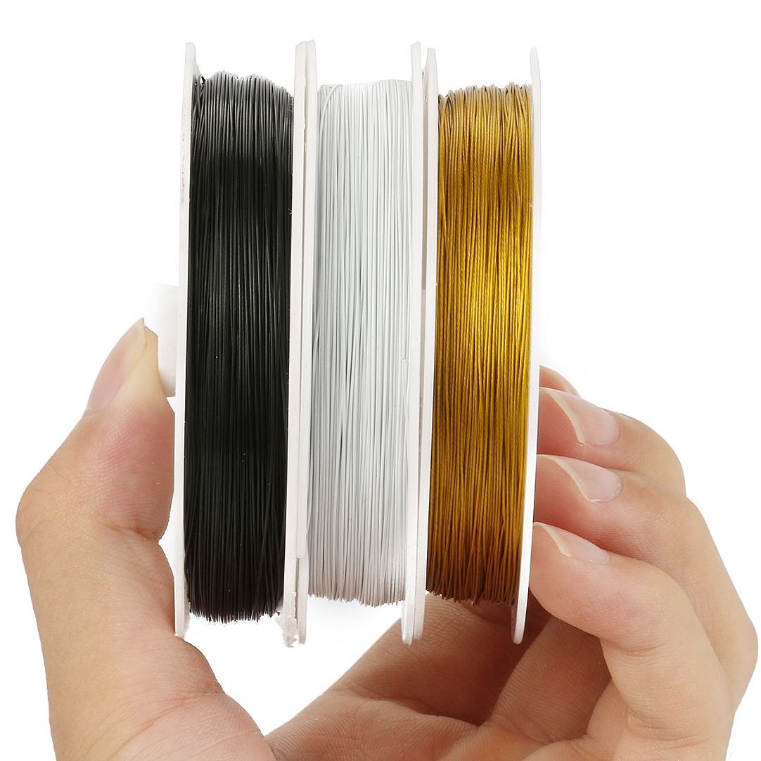 Crystal Bead Mix - 1 Roll/veel 0.35/0.38/0.45mm Resistente Sterke Lijn
