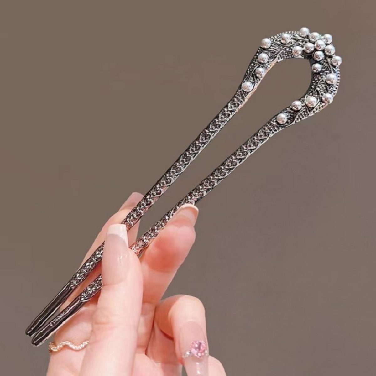 Jewelry Making Adults - Nieuwe Parel U-vormige Haarspeld Voor Vrouwen