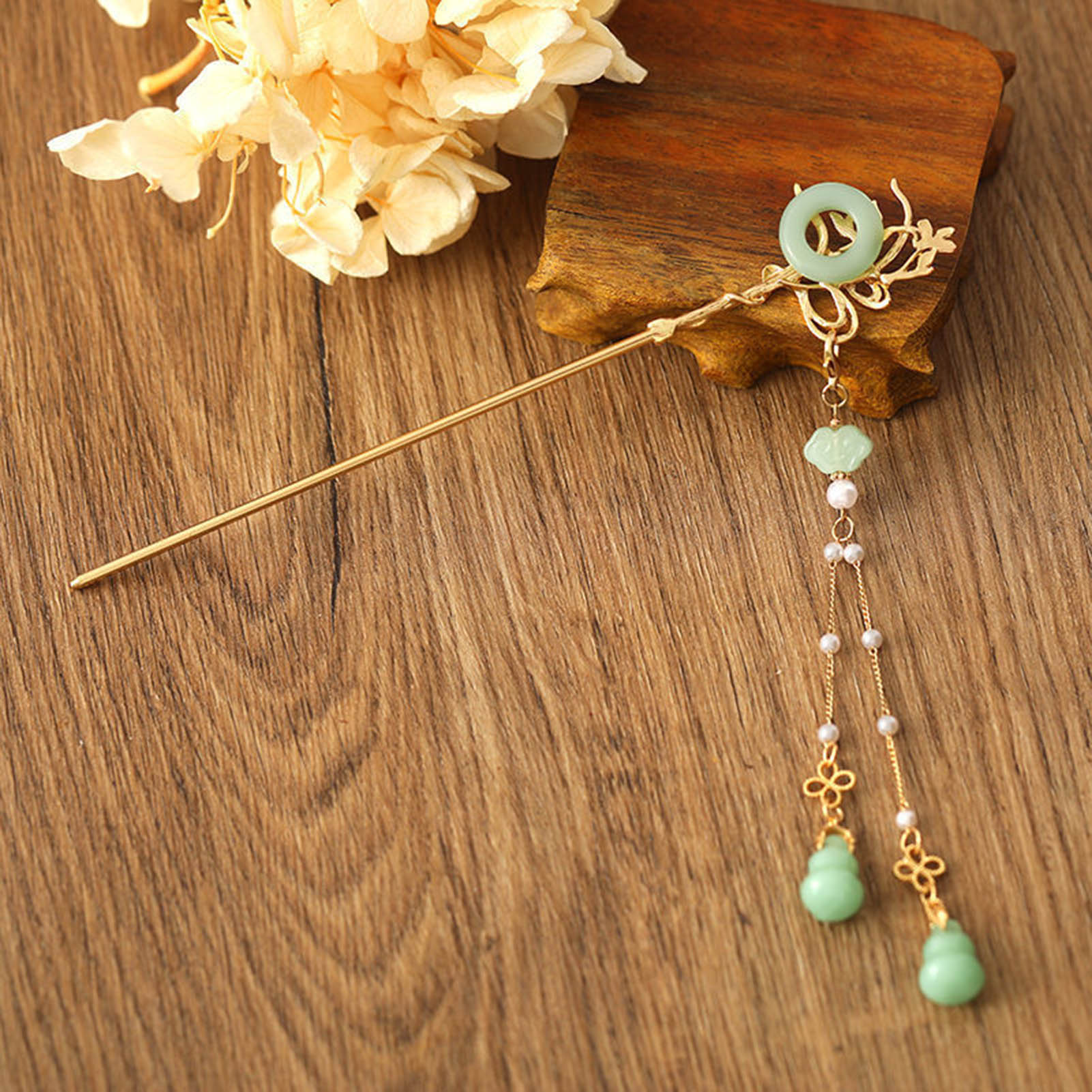 Jewelry Making Adults - Chinese Stijl Glazen Haarspeld Voor Vrouwen