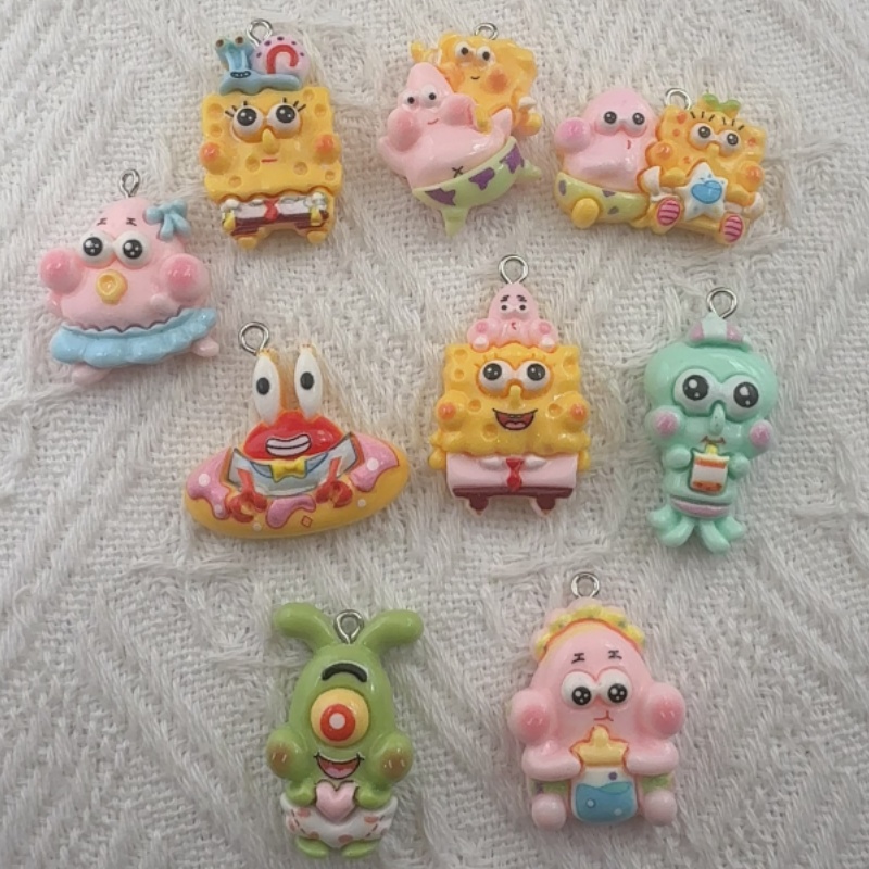 Jewelry Making With Resin - 10 stuks cartoonhars hangers, DIY sieraden
