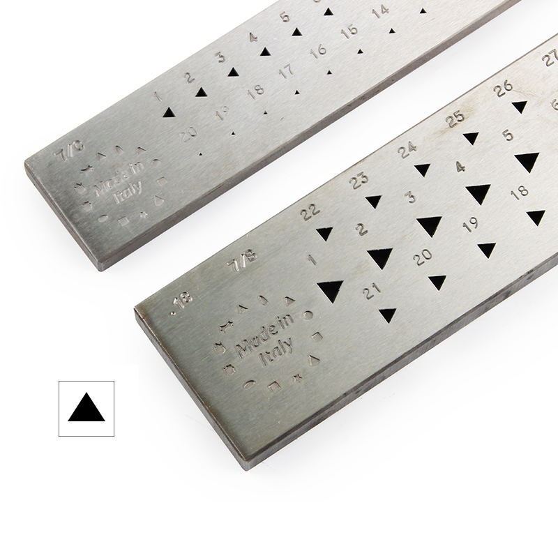 Xtool Jewelry Making - O.M.O Italië Staal Driehoek 87% Trekplaat