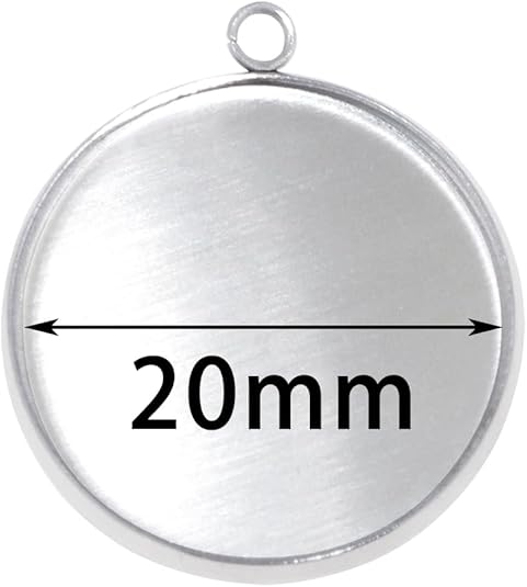 20-delige roestvrijstalen rond - Jewelry Making With Resin recensie en prijs