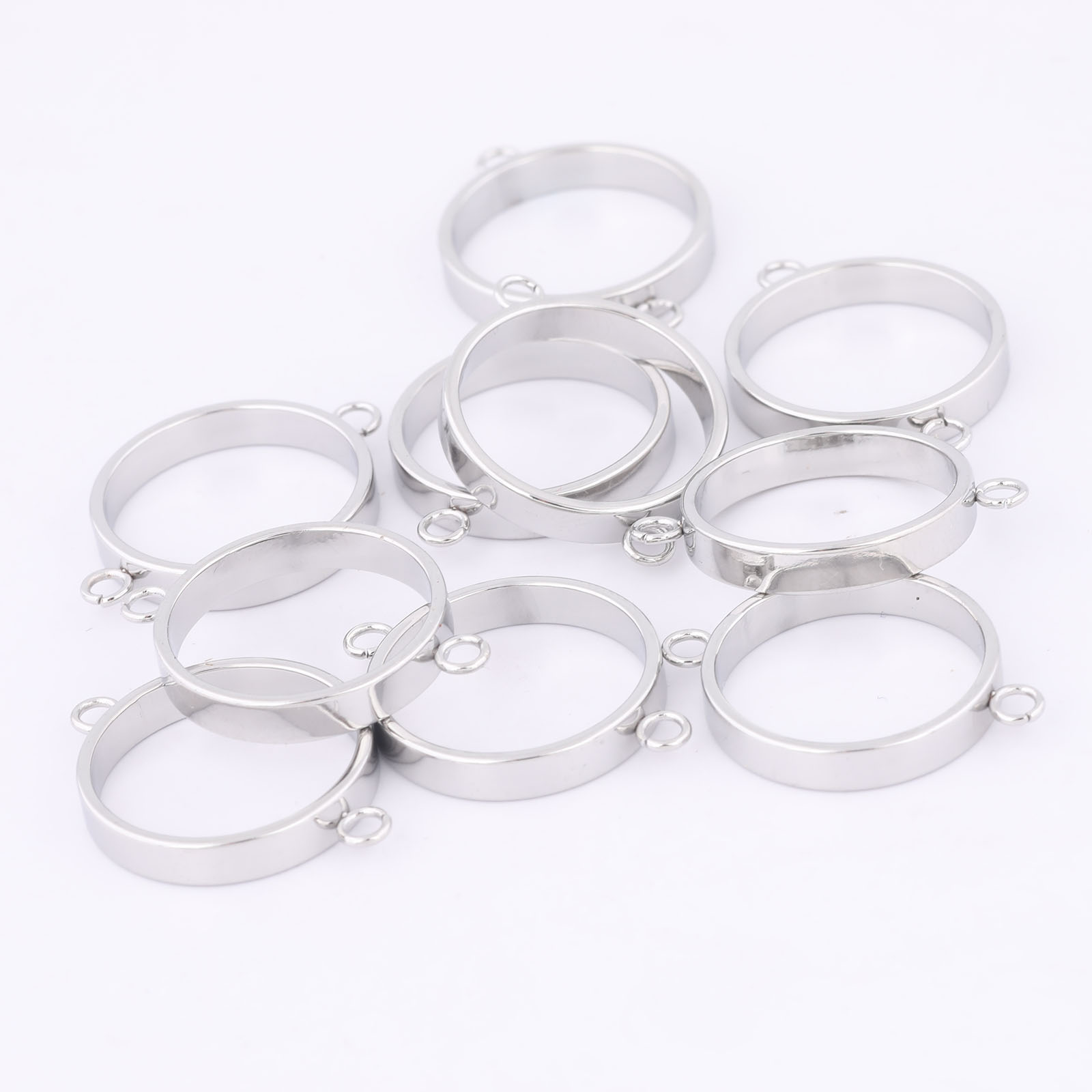 10 stuks roestvrij staal 14 mm - Jewelry Making With Resin recensie en prijs