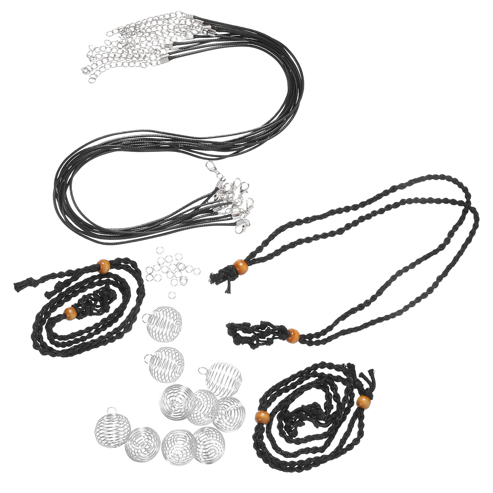 1 set: zwarte ijzerdraad en ge - Jewelry Making Thread recensie en prijs