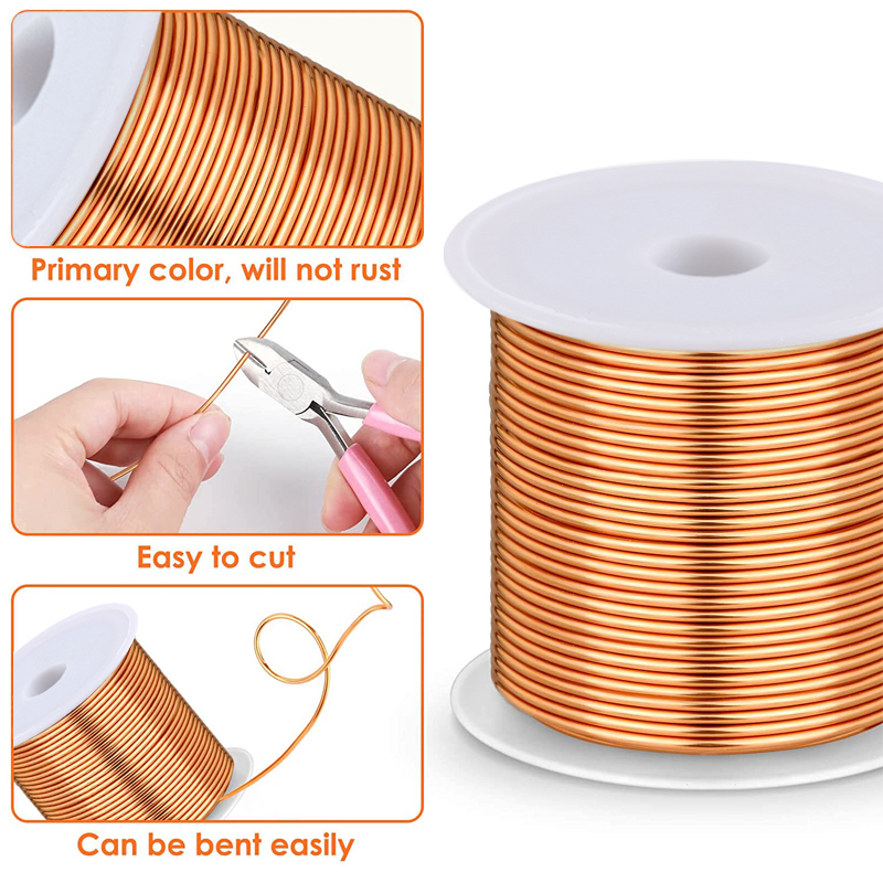 1-3Roll Zachte Koperdraad voor - Jewelry Making Thread recensie en prijs