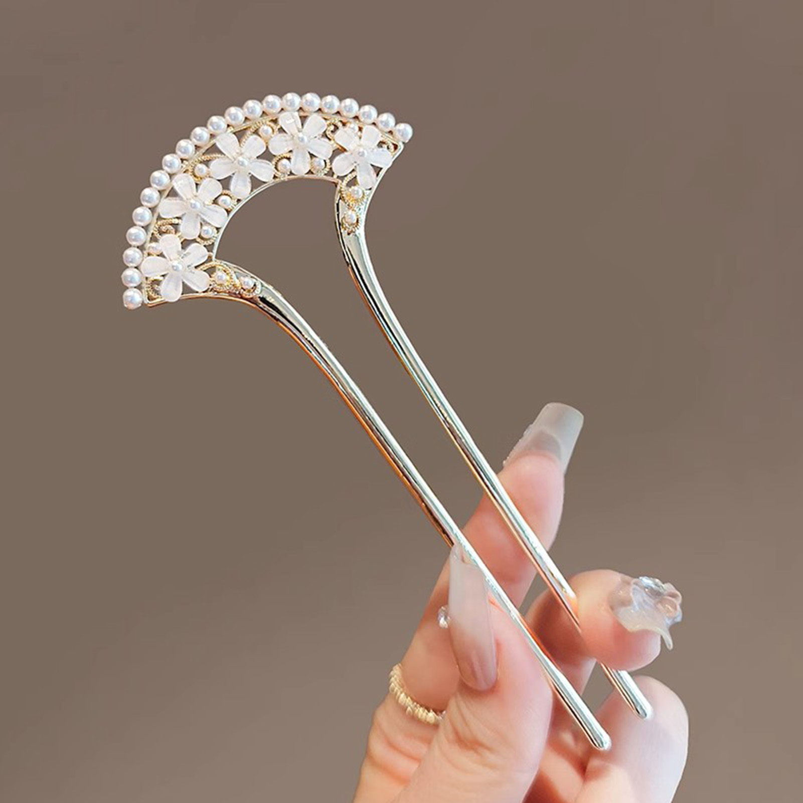 U-vormige haarstokje lichte lu - Jewelry Making Adults recensie en prijs