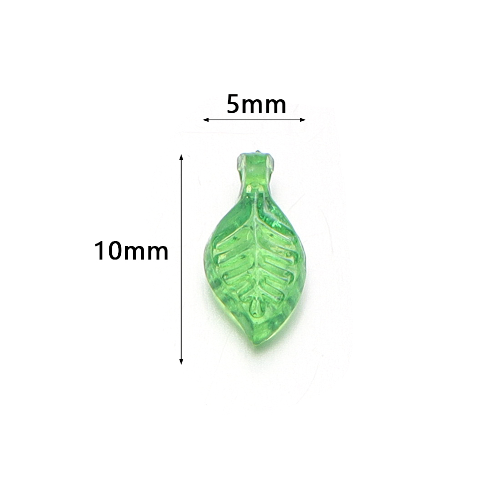 200 stks/partij Groene Bladere - Crystal Bead Mix recensie en prijs
