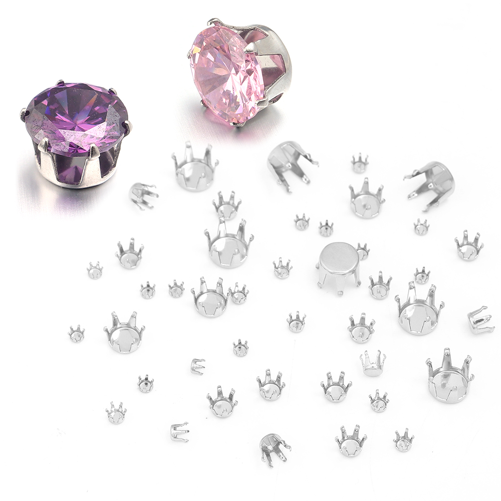 100 Stks/partij Rvs Ronde Blan - Crystal Bead Mix recensie en prijs