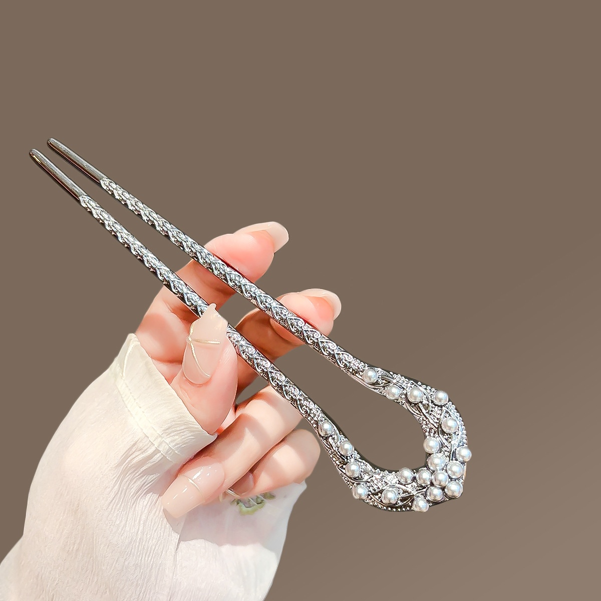 Nieuwe Parel U-vormige Haarspe - Jewelry Making Adults recensie en prijs