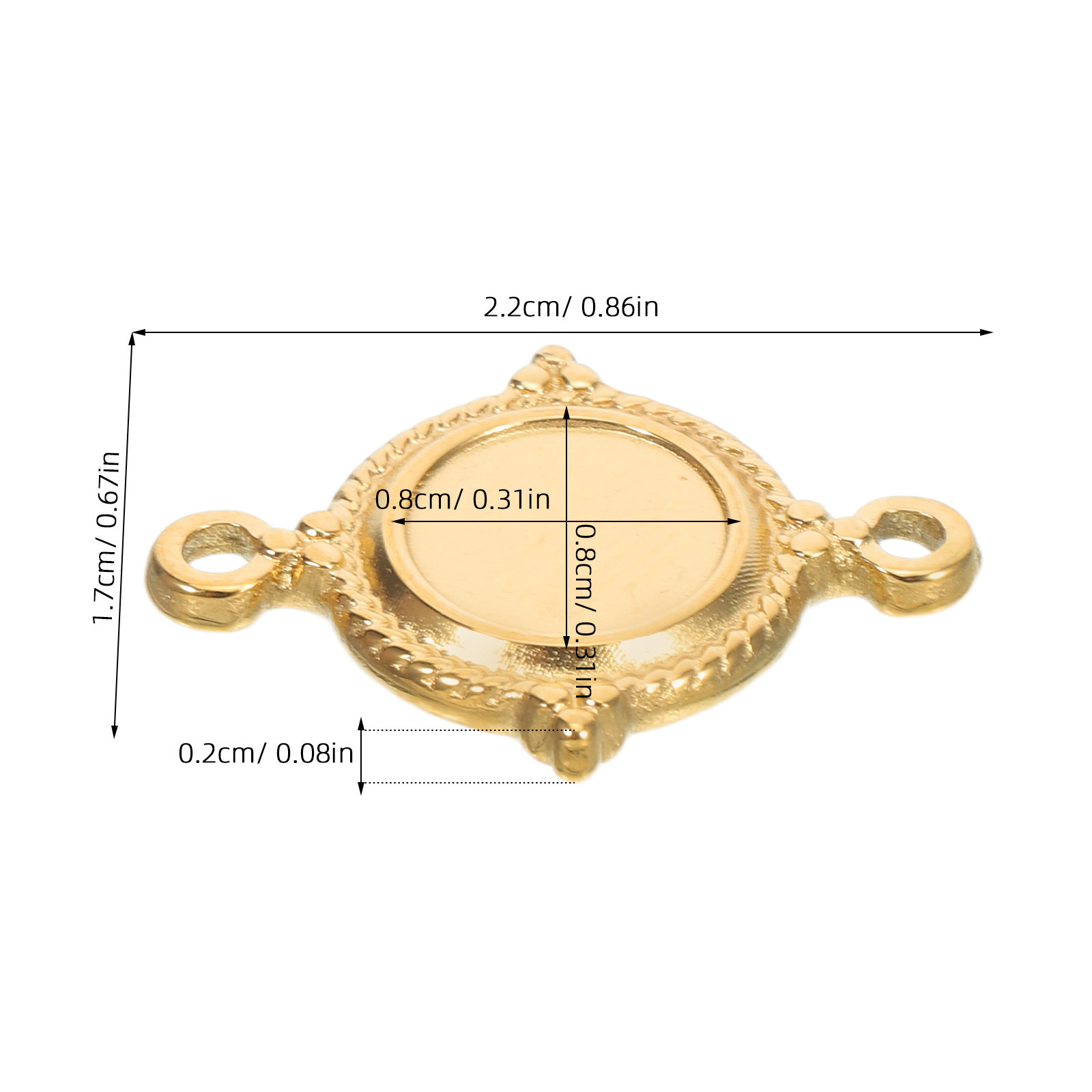 6 stuks blanco hangers van roe - Jewelry Making With Resin recensie en prijs