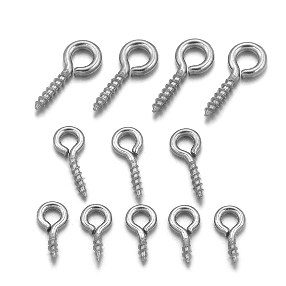 100 stks/partij Rvs Mini Schro - Jewelry Making Thread recensie en prijs