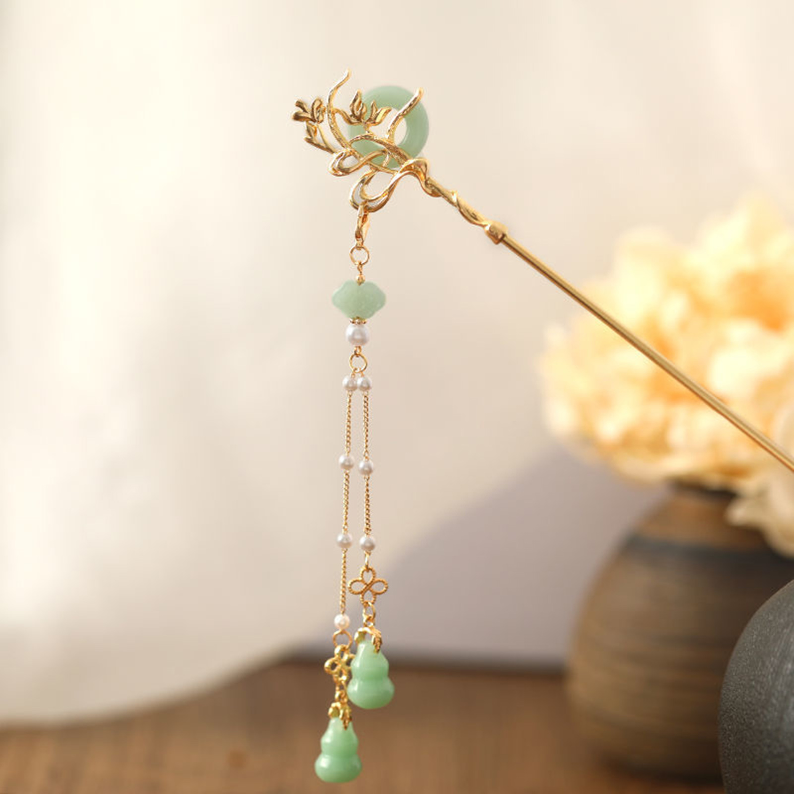 Chinese Stijl Glazen Haarspeld - Jewelry Making Adults recensie en prijs