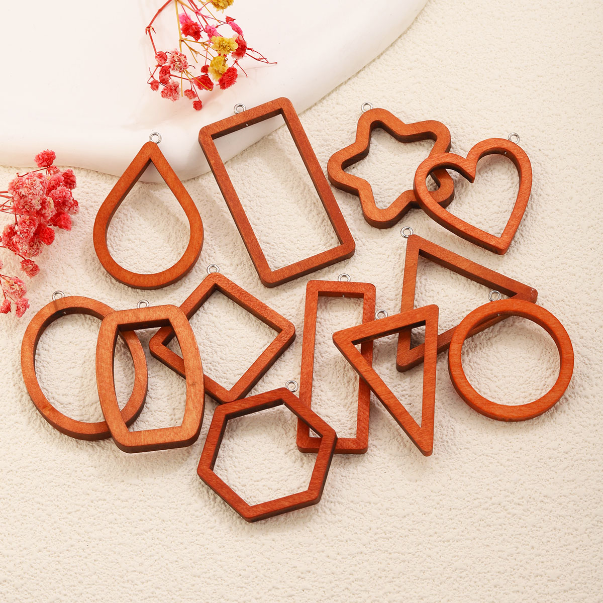 10 STKS Driehoek Rechthoek Hou - Jewelry Making With Resin recensie en prijs