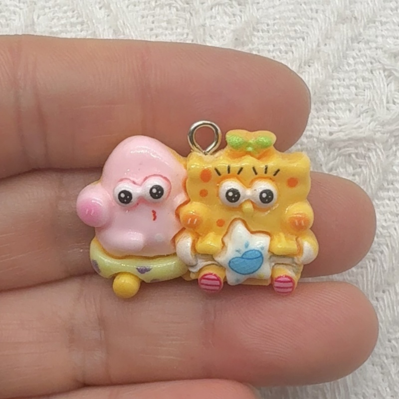 10 stuks cartoonhars hangers,  - Jewelry Making With Resin recensie en prijs