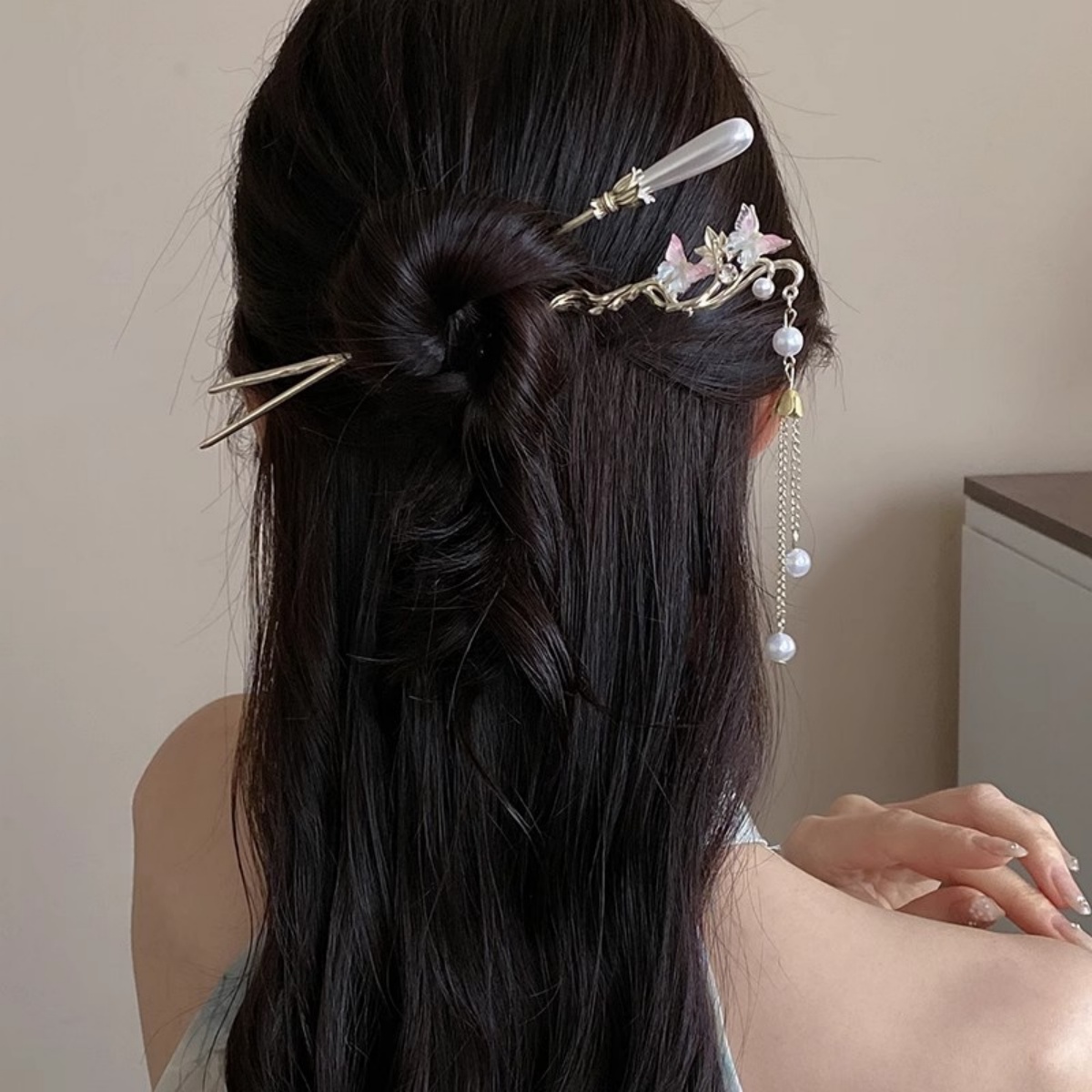 2025 Nieuwe Bloem Haarspeld Vo - Jewelry Making Adults recensie en prijs