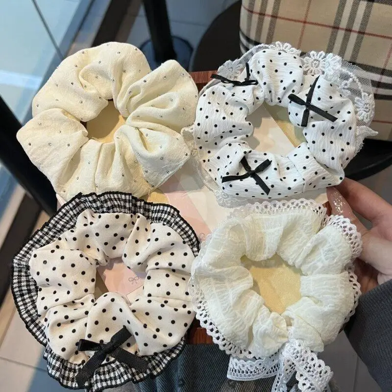 Zachte strik-kant scrunchie, n - Jewelry Making For Adults recensie en prijs