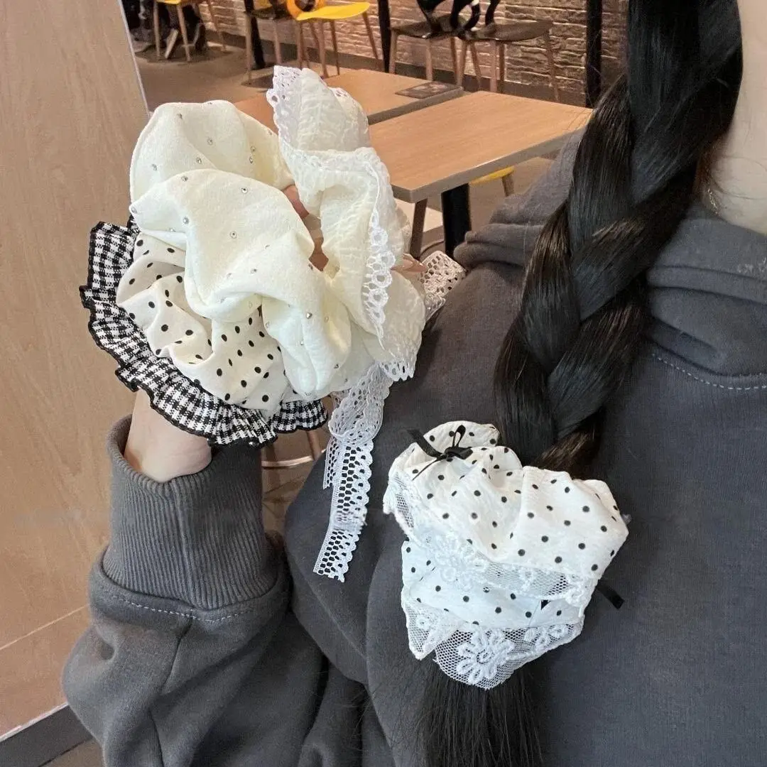 Zachte strik-kant scrunchie, n - Jewelry Making For Adults recensie en prijs
