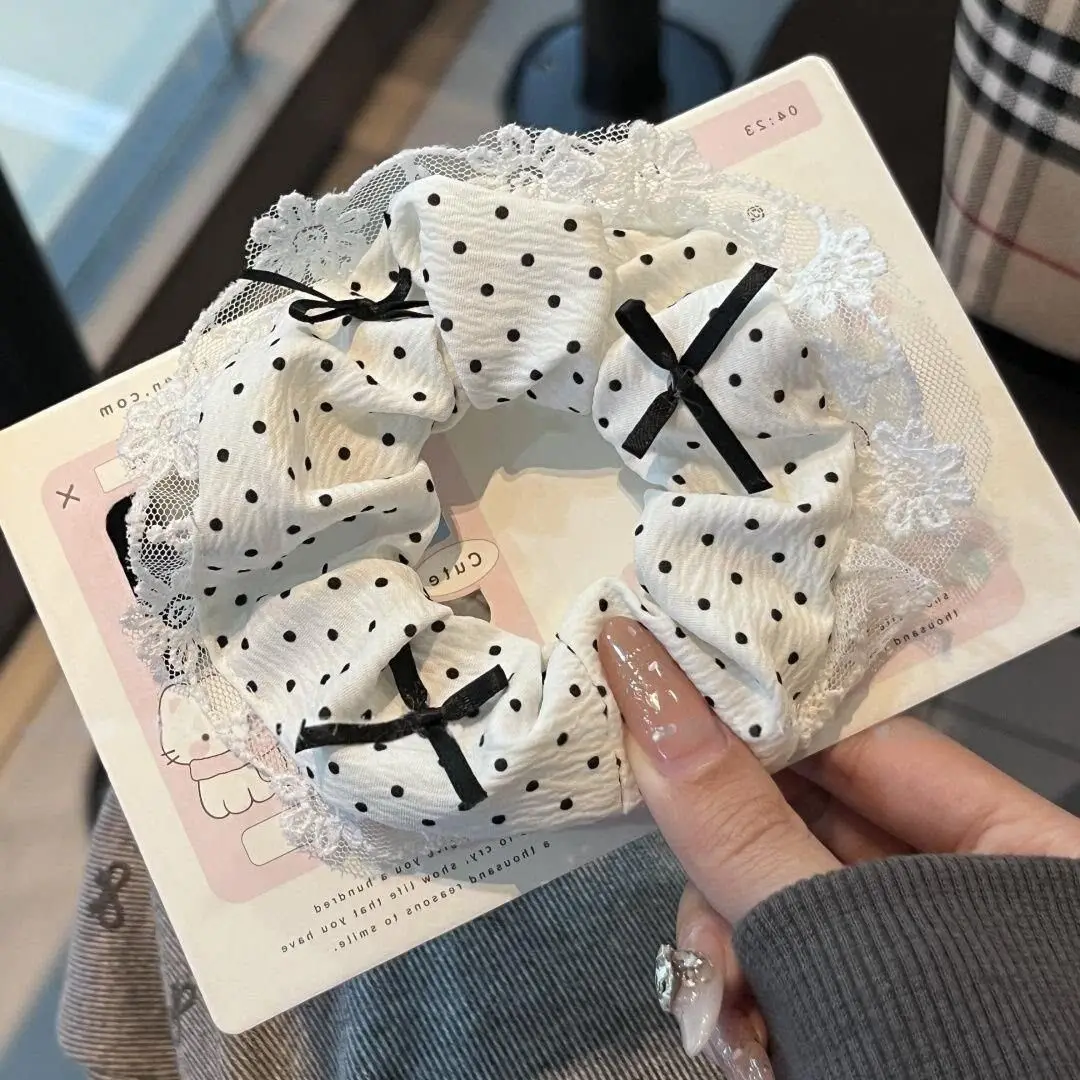 Zachte strik-kant scrunchie, n - Jewelry Making For Adults recensie en prijs